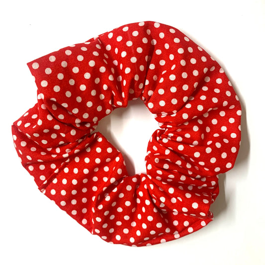 MUMMA WHOOPEE - Jumbo "Christmas Polka Dots" Christmas Scrunchies