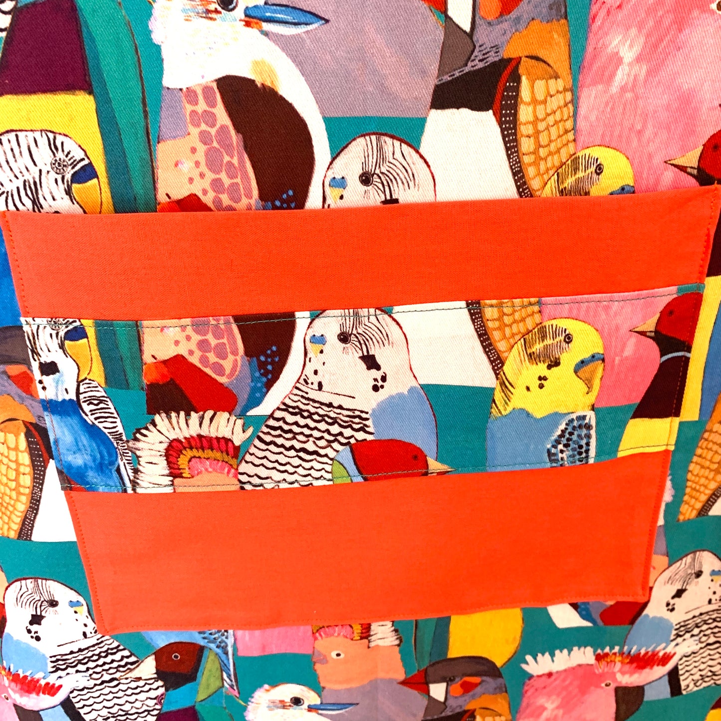 MUMMA WHOOPEE - "Birdie Paradise" FABRIC APRON- Warlukurlangu Fabric