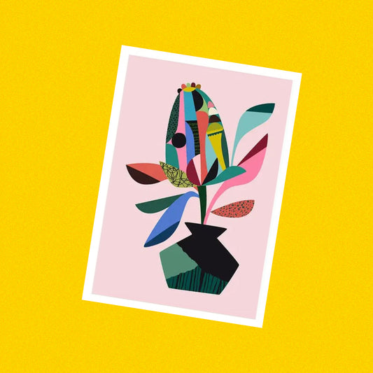 3 BIRDIES STUDIO- "Banksia" A5 Art Print