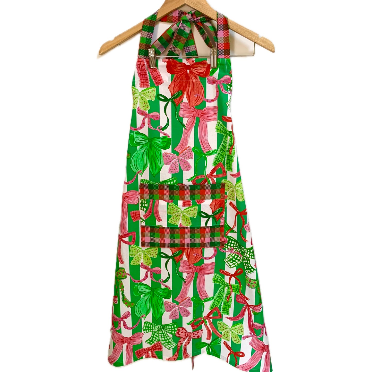 MUMMA WHOOPEE - "Ribbons & Bows" Christmas Apron