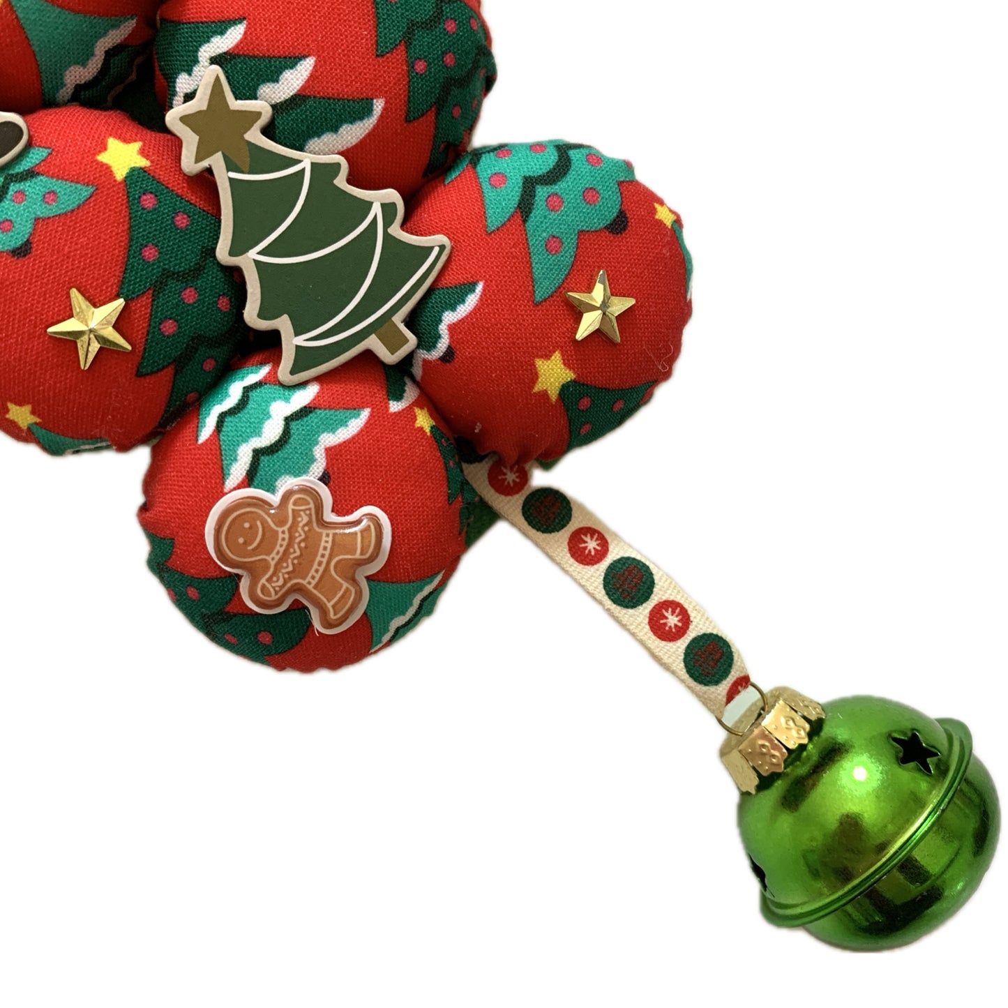 MUMMA WHOOPEE- "All the Trees"- LARGE BOTTLE TOP CHRISTMAS TREE WALL HANGING