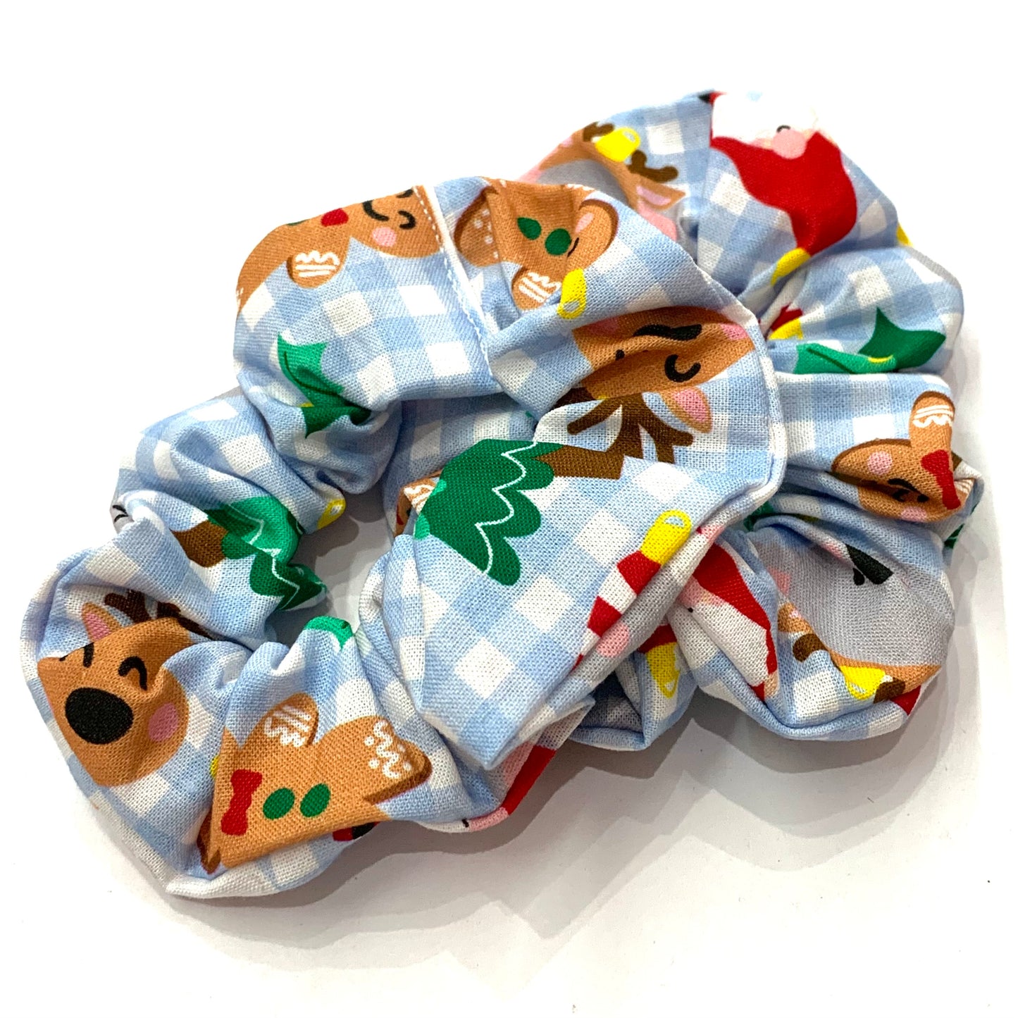 MAKIN' WHOOPEE - "Checkered Cutemas" Christmas Scrunchies