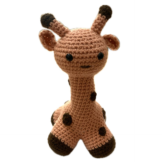 BEAKNITS- CROCHET GIRAFFE- Dusty Pink