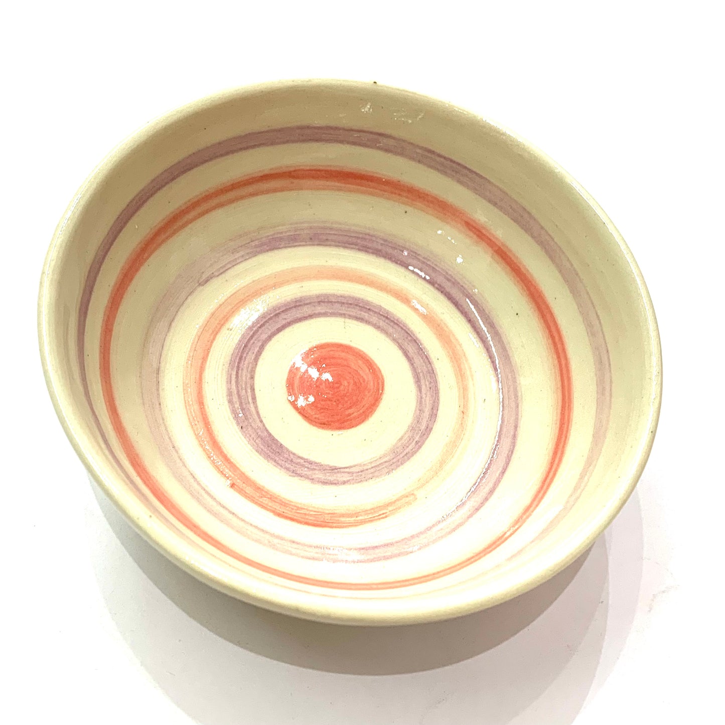 EARTH BY HAND- Line Dish #3- Pink/Purple