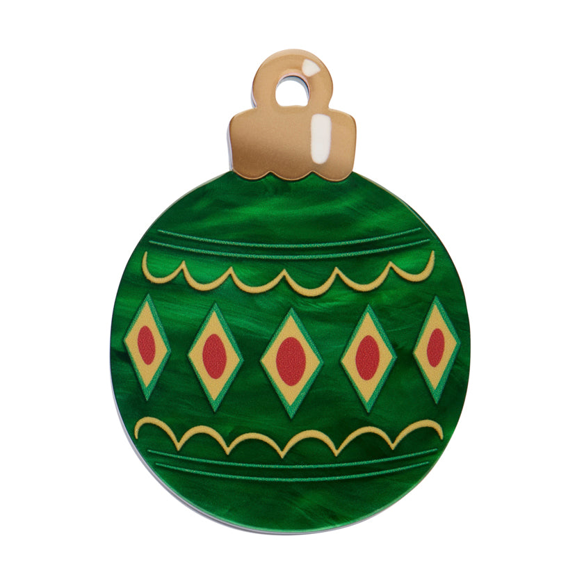 ERSTWILDER - "Bauble" Mini Brooch - MERRY MENAGERIE- CHRISTMAS COLLECTION