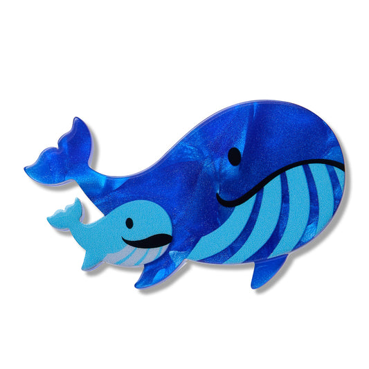 ERSTWILDER - Whales Simplified Mini Brooch - BY YOUR SIDE COLLECTION 4