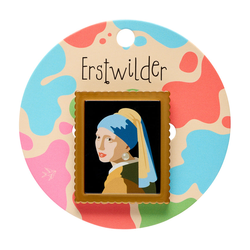 ERSTWILDER - "Vermeer" Simplified Mini Brooch - ARTS AND CRAFTS PART 2