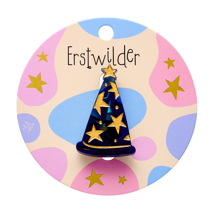 ERSTWILDER - Wizard Hat Simplified Mini Brooch - Pete Cromer Fairy Tales: Part 2