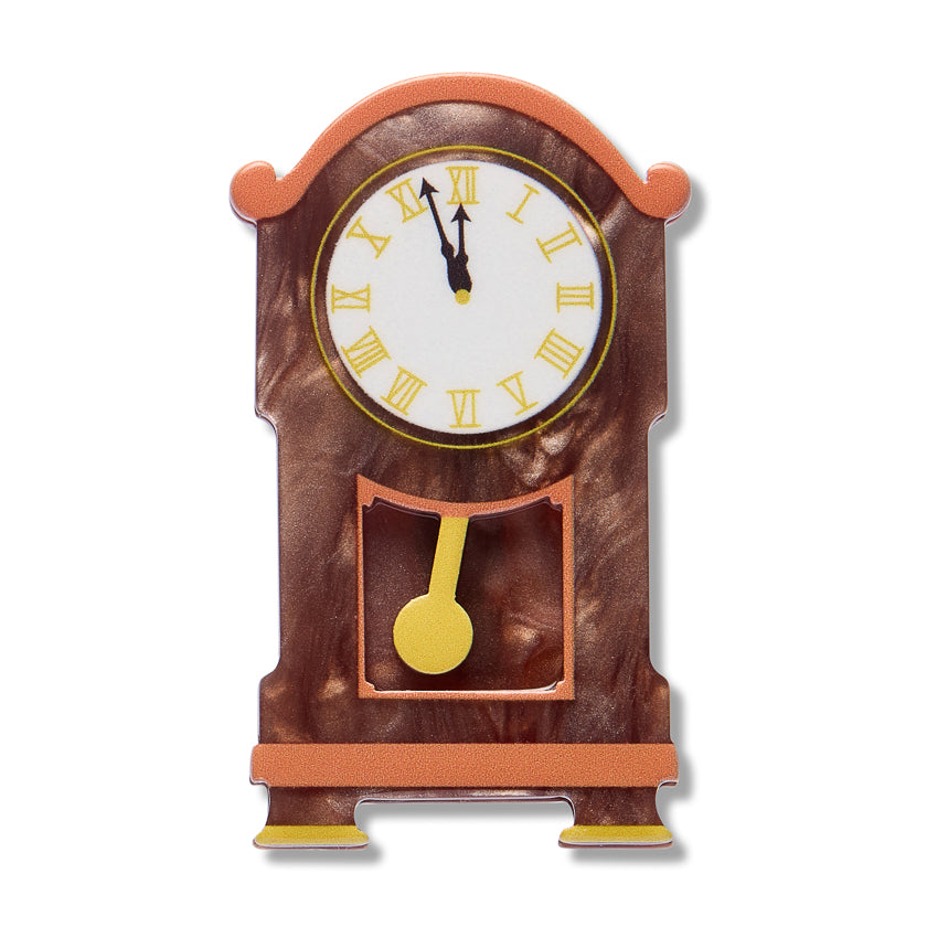 ERSTWILDER - Clock Simplified Mini Brooch - Pete Cromer Fairy Tales: Part 2