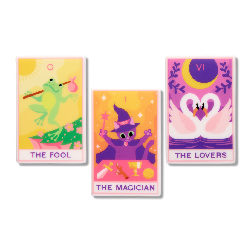 ERSTWILDER - Tarot Simplified Mini Brooch Set 3 piece - Midnight Mischief