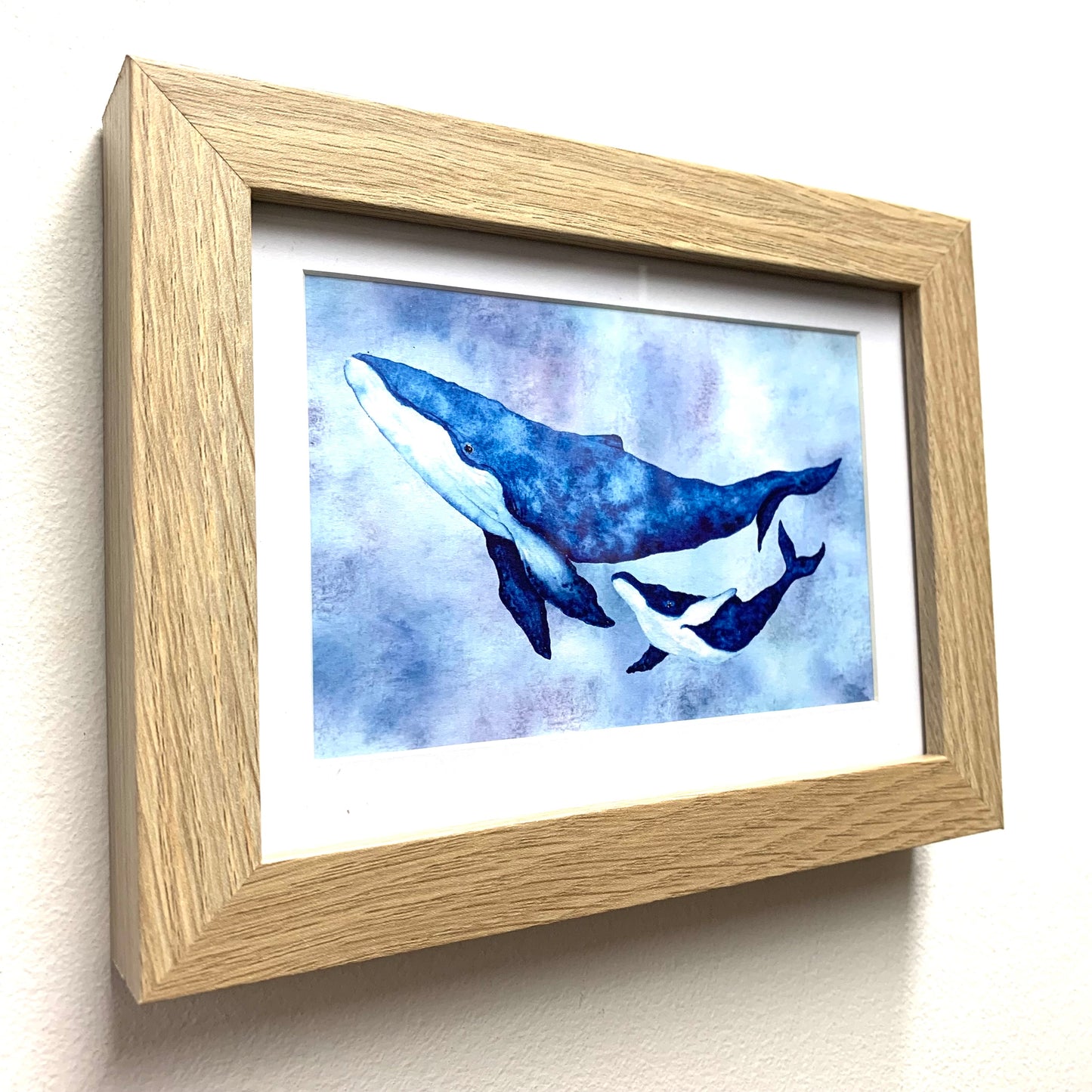 SHANNA TREES CREATIONS - Framed "Whale Song" Print