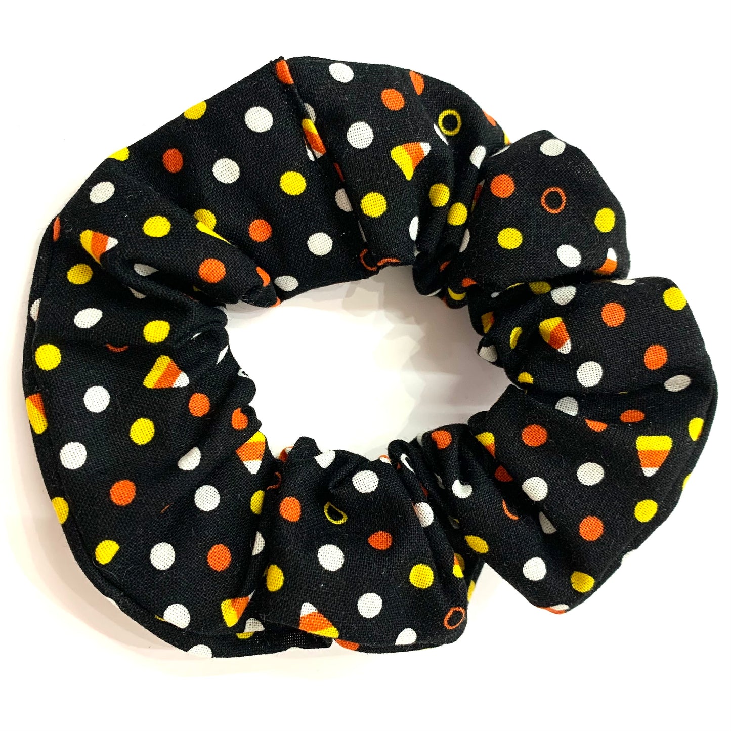 MAKIN' WHOOPEE - "Candy Corn" REGULAR HALLOWEEN SCRUNCHIE