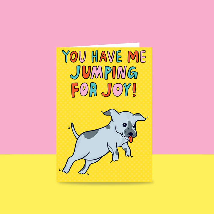 ABLE & GAME- Jumping for Joy - Blank Greeting Cards