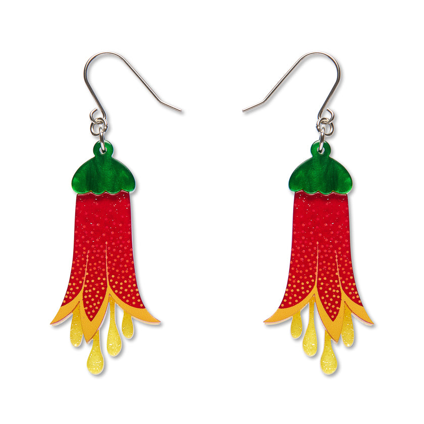 ERSTWILDER - "Common Correa" Drop Earrings - ROYAL BOTANIC GARDENS VICTORIA