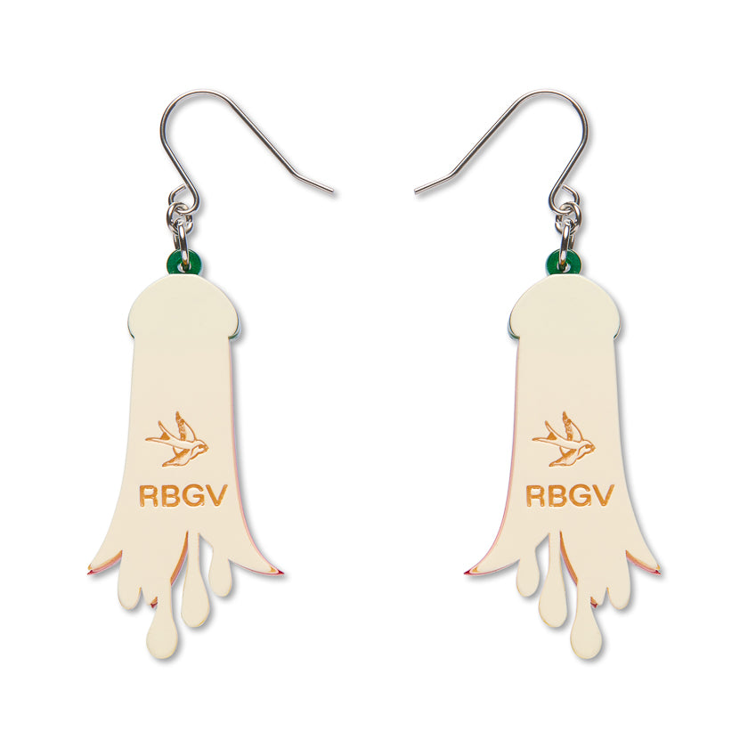 ERSTWILDER - "Common Correa" Drop Earrings - ROYAL BOTANIC GARDENS VICTORIA