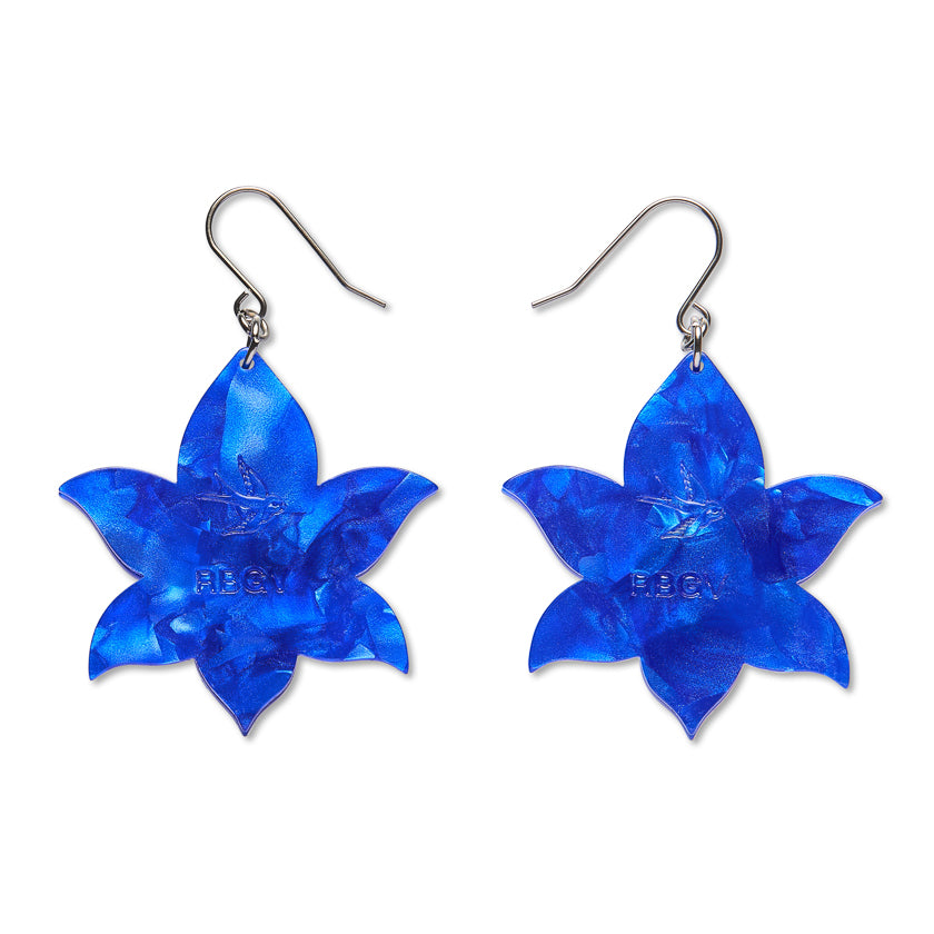 ERSTWILDER - "Spotted Sun-Orchid" Drop Earrings - ROYAL BOTANIC GARDENS VICTORIA