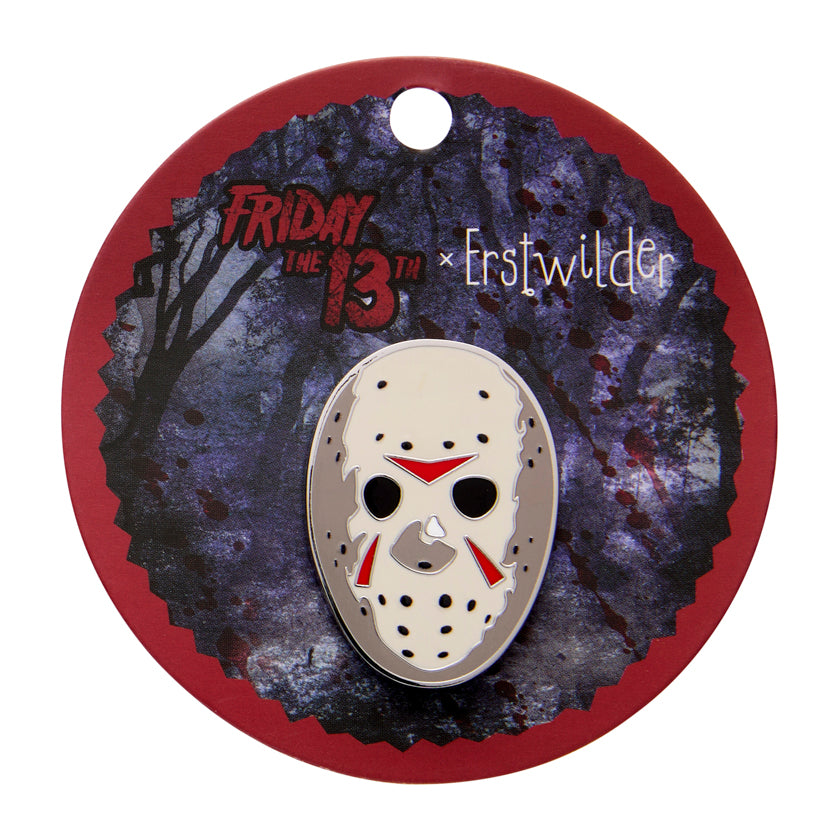 ERSTWILDER - "Jason Voorhees Enamel Pin" - THRILLS AND CHILLS- HALLOWEEN COLLECTION