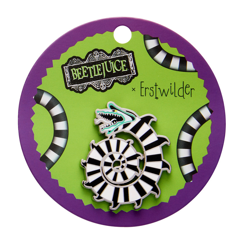 ERSTWILDER - "Sandworm Enamel Pin" - THRILLS AND CHILLS- HALLOWEEN COLLECTION