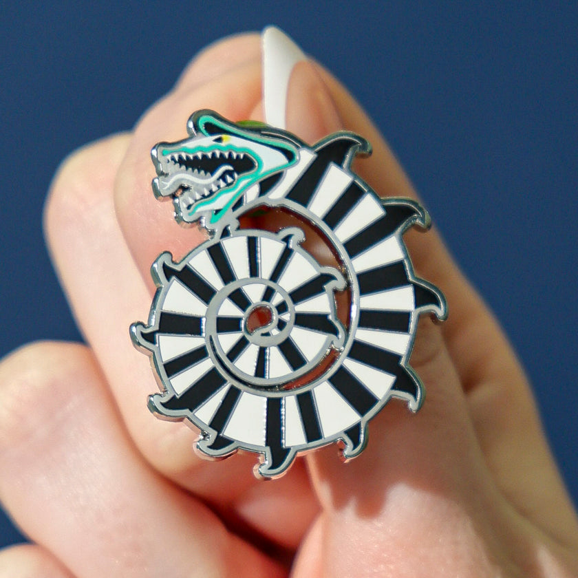 ERSTWILDER - "Sandworm Enamel Pin" - THRILLS AND CHILLS- HALLOWEEN COLLECTION