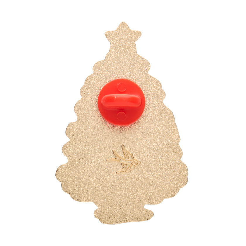 ERSTWILDER - "Christmas Tree Centrepiece" Enamel Pin - MERRY MENAGERIE- CHRISTMAS COLLECTION