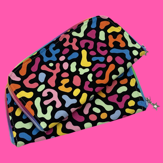 OH SEW ROSY: Wallets/Purses- Rainbow Blobs
