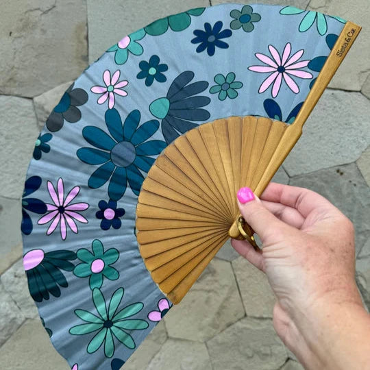 SISTA & CO. - BESPOKE HAND FANS - Midnight Garden