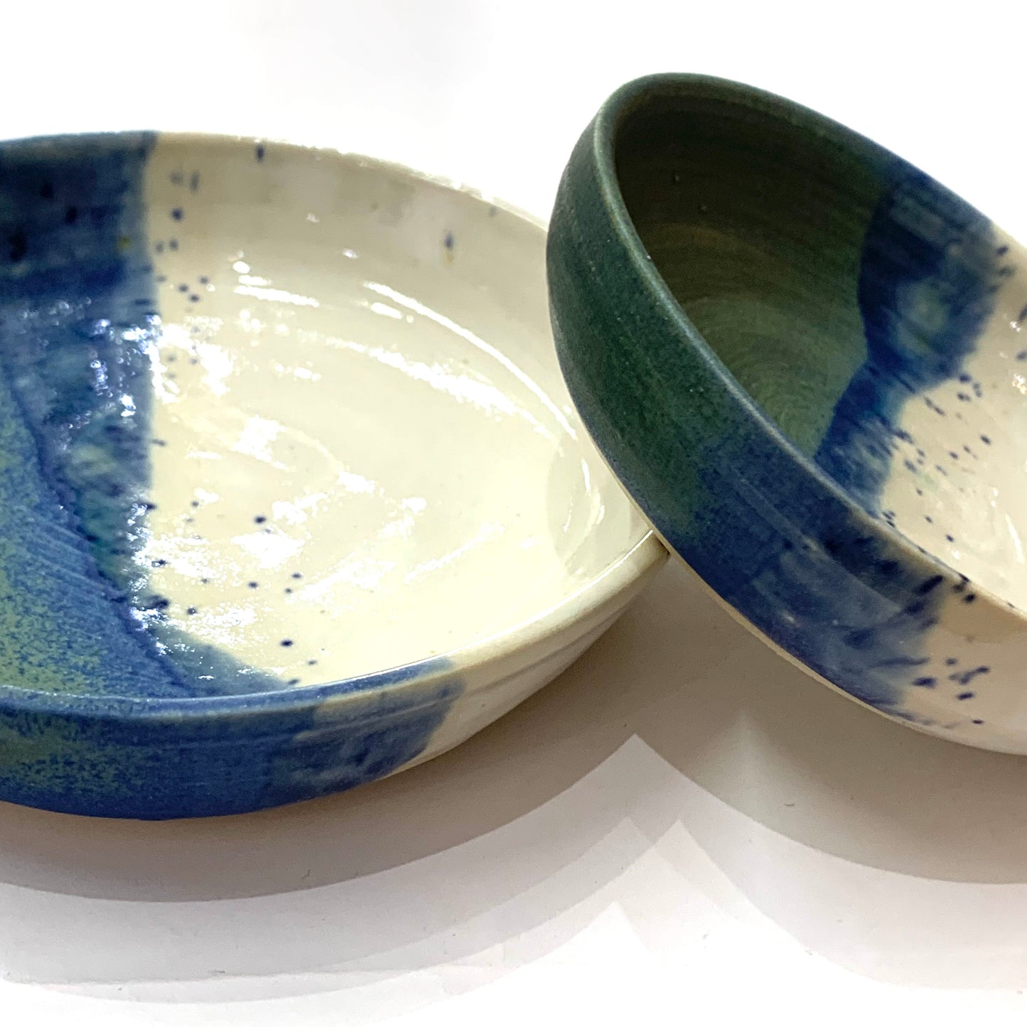 EARTH BY HAND- Set of 2 Tapas/Trinket Dishes- #2