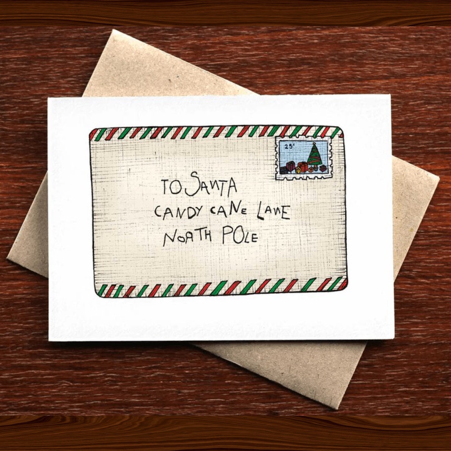 The Nonsense Maker- Letter to Santa - Christmas Card