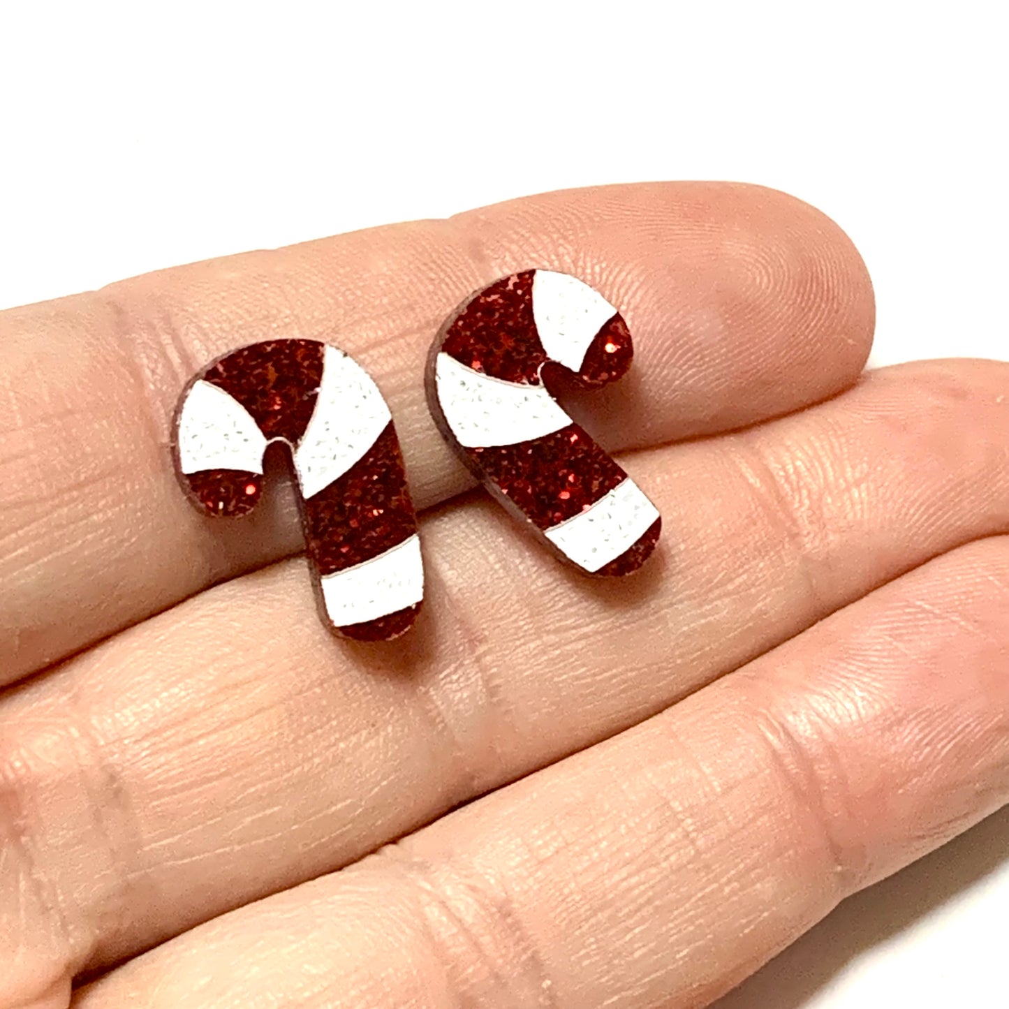MAKIN' WHOOPEE - “CANDY CANE” CHRISTMAS STUDS
