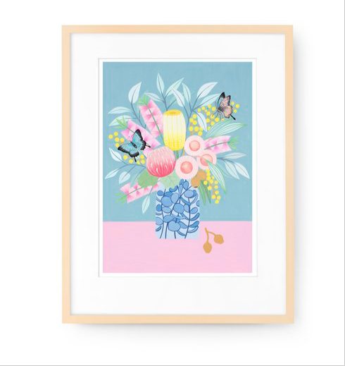 CLAIRE ISHINO- SMALL LIMITED EDITION A5 PRINTS- The Ulysses Butterfly