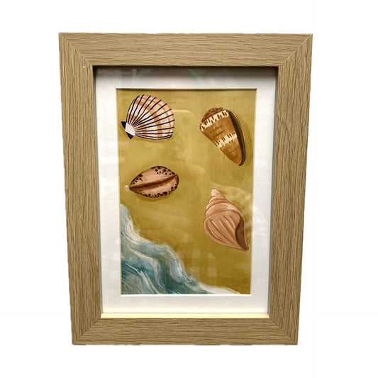 MAKIN' WHOOPEE- Framed "Seashells" Print by Chloe Aquilina