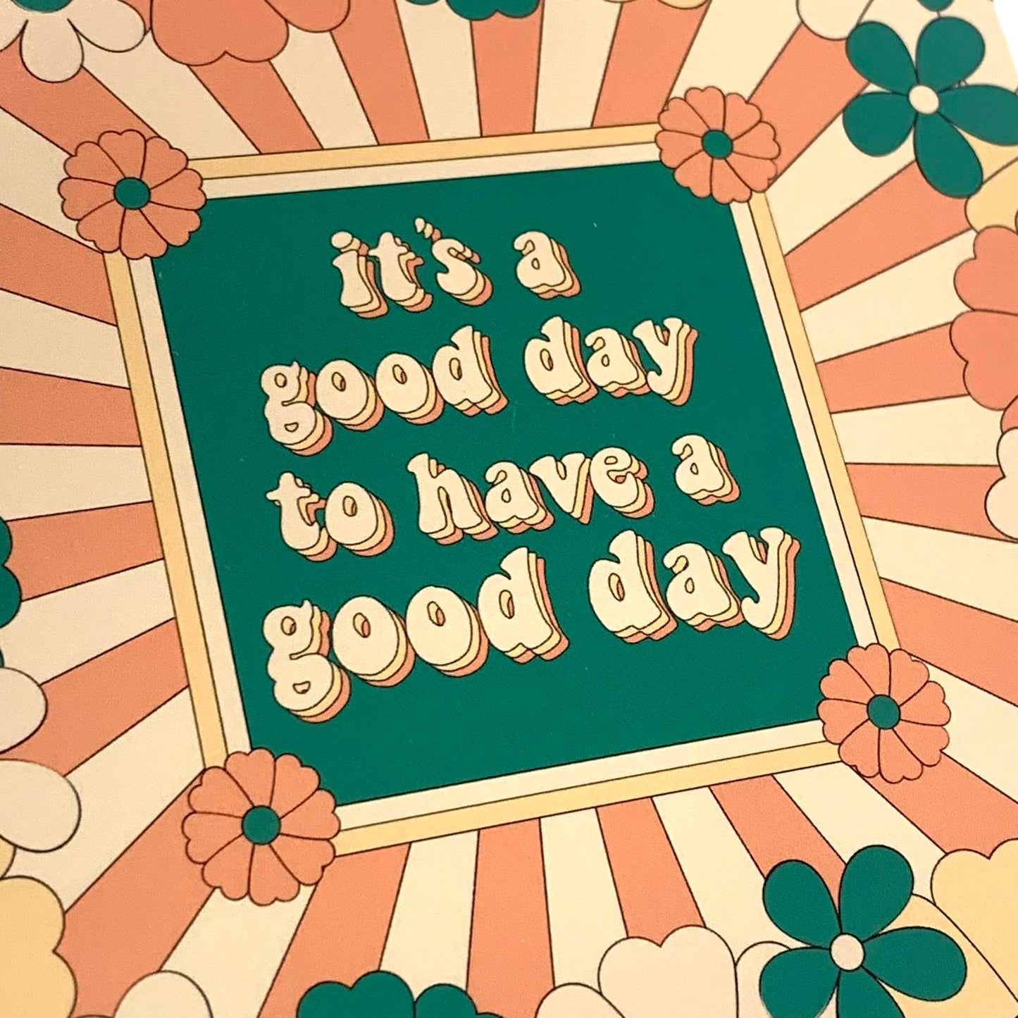 DUSTY J DESIGNS - "A GOOD DAY" Framed Image