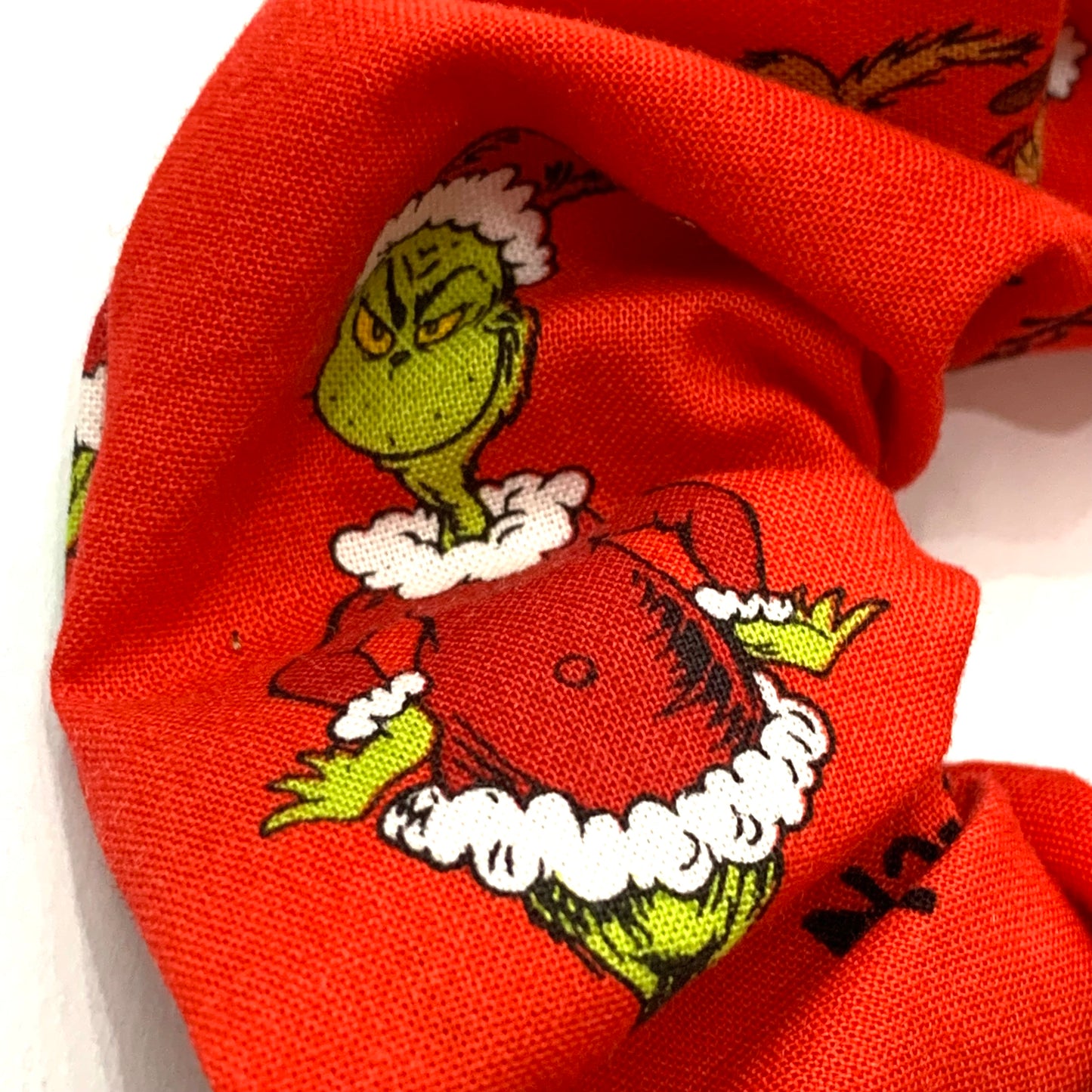 MAKIN' WHOOPEE - Jumbo "Red Grinch & Max" Christmas Scrunchies