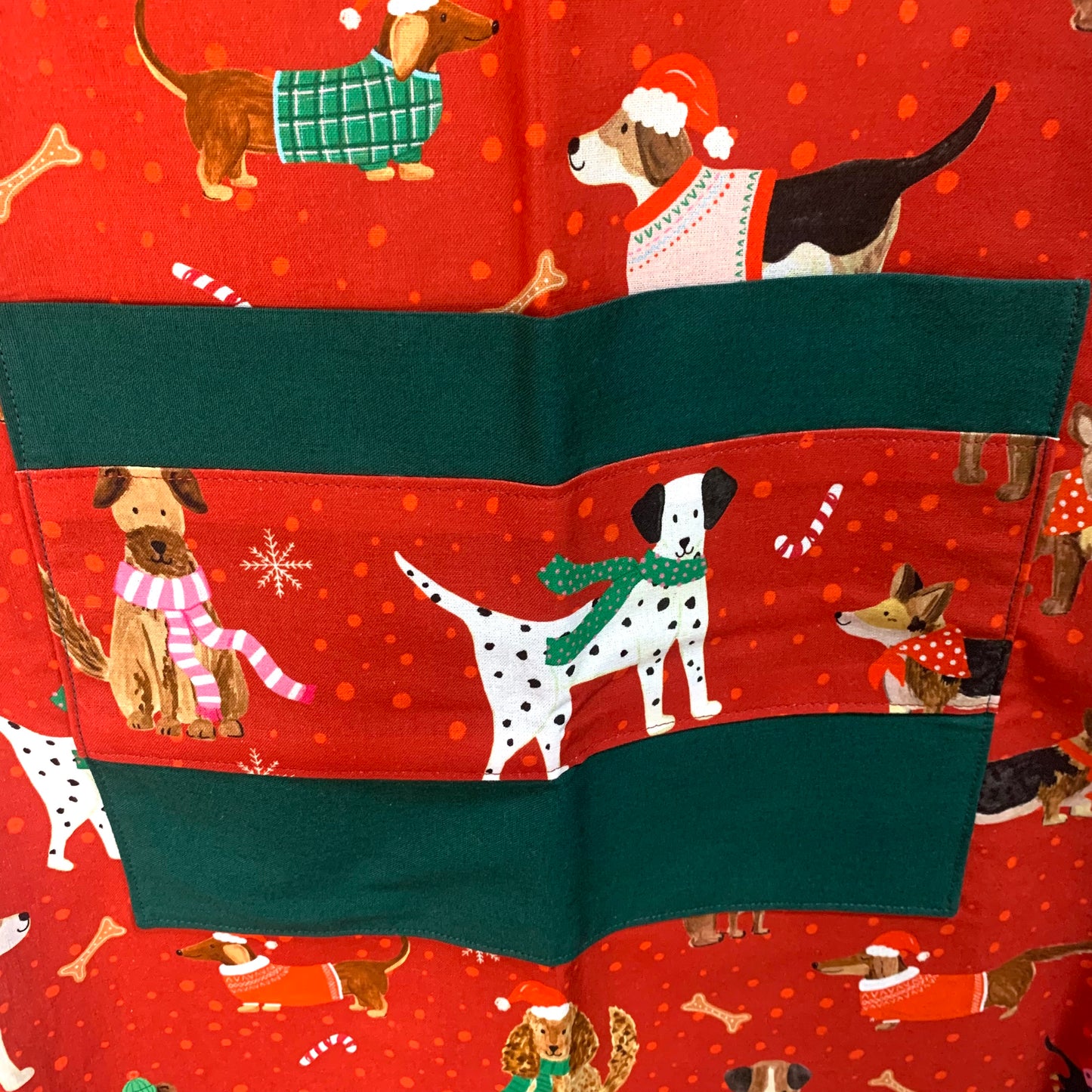 MUMMA WHOOPEE - "Festive Doggos" Apron