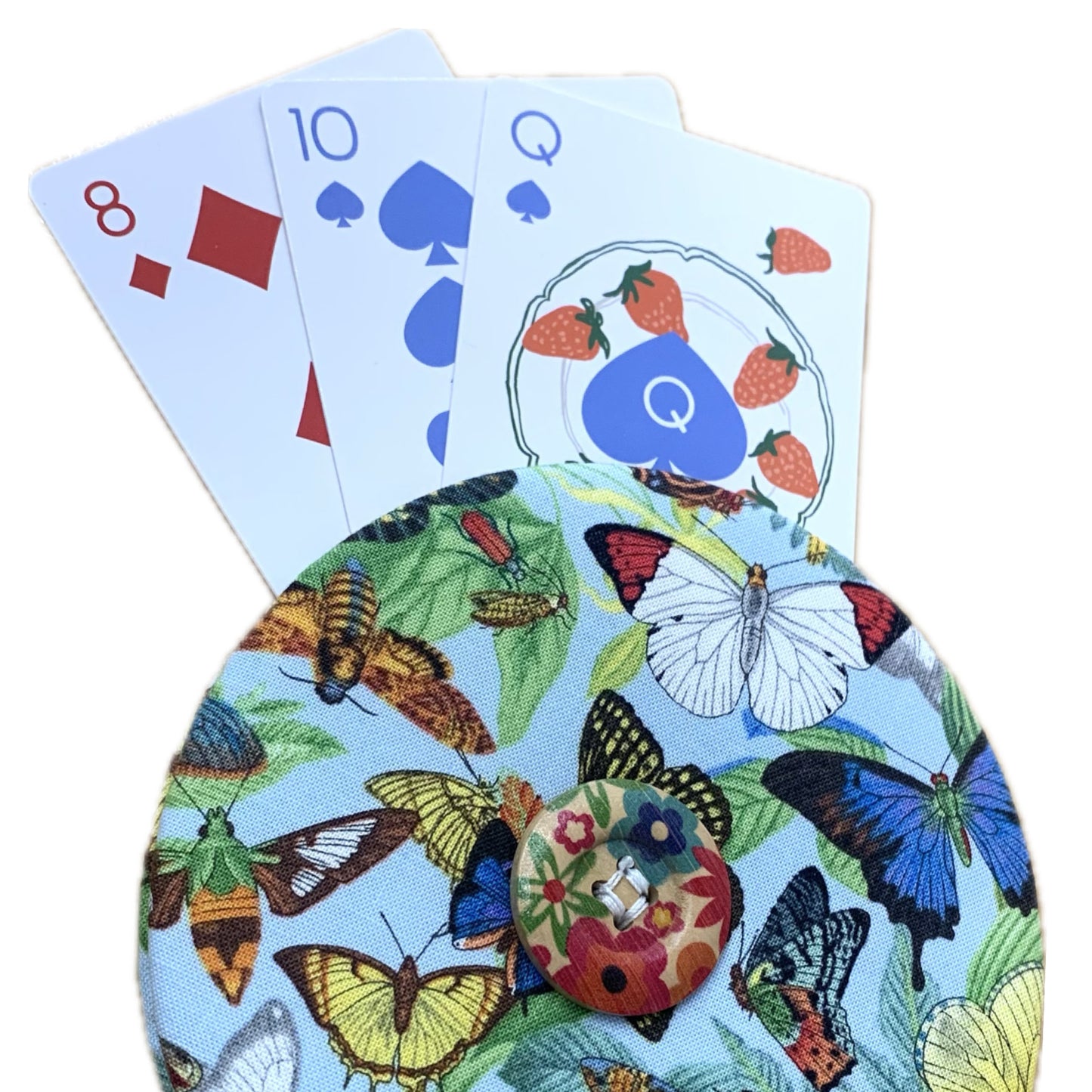 OH SEW ROSY: Playing Card Holders- BUTTERFLIES