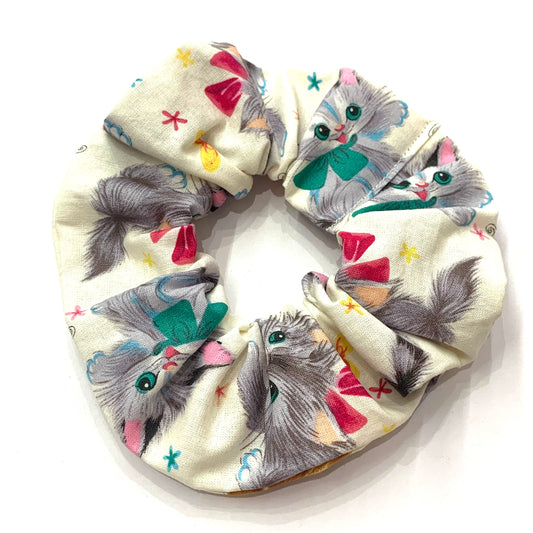 MAKIN' WHOOPEE - JUMBO "Vintage Kitty" SCRUNCHIE