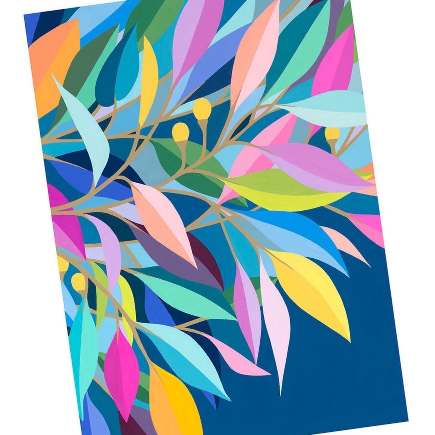 CLAIRE ISHINO- SMALL LIMITED EDITION A5 PRINTS- Evening Leaves