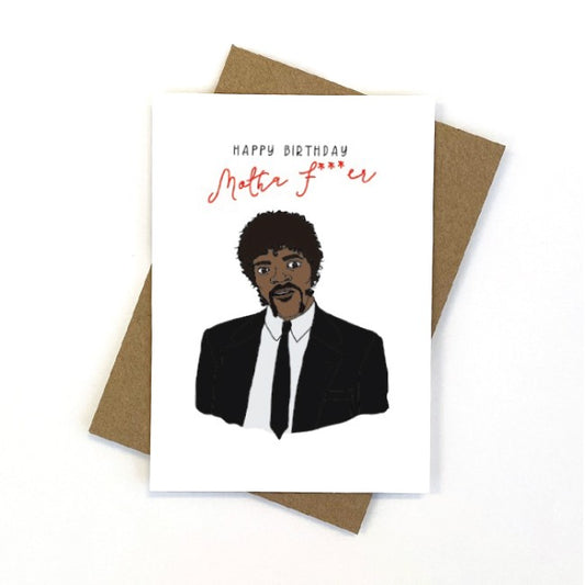 CANDLE BARK CREATIONS - FAMOUS FRIENDS- PULP FICTION- Birthday Gift Card