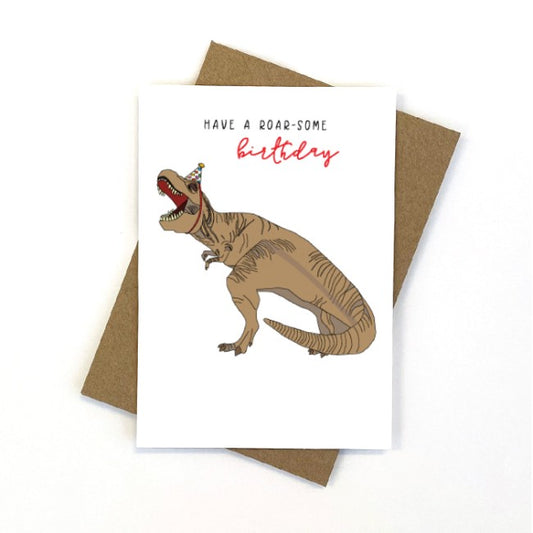 CANDLE BARK CREATIONS - FAMOUS FRIENDS- Jurassic Birthday Gift Card