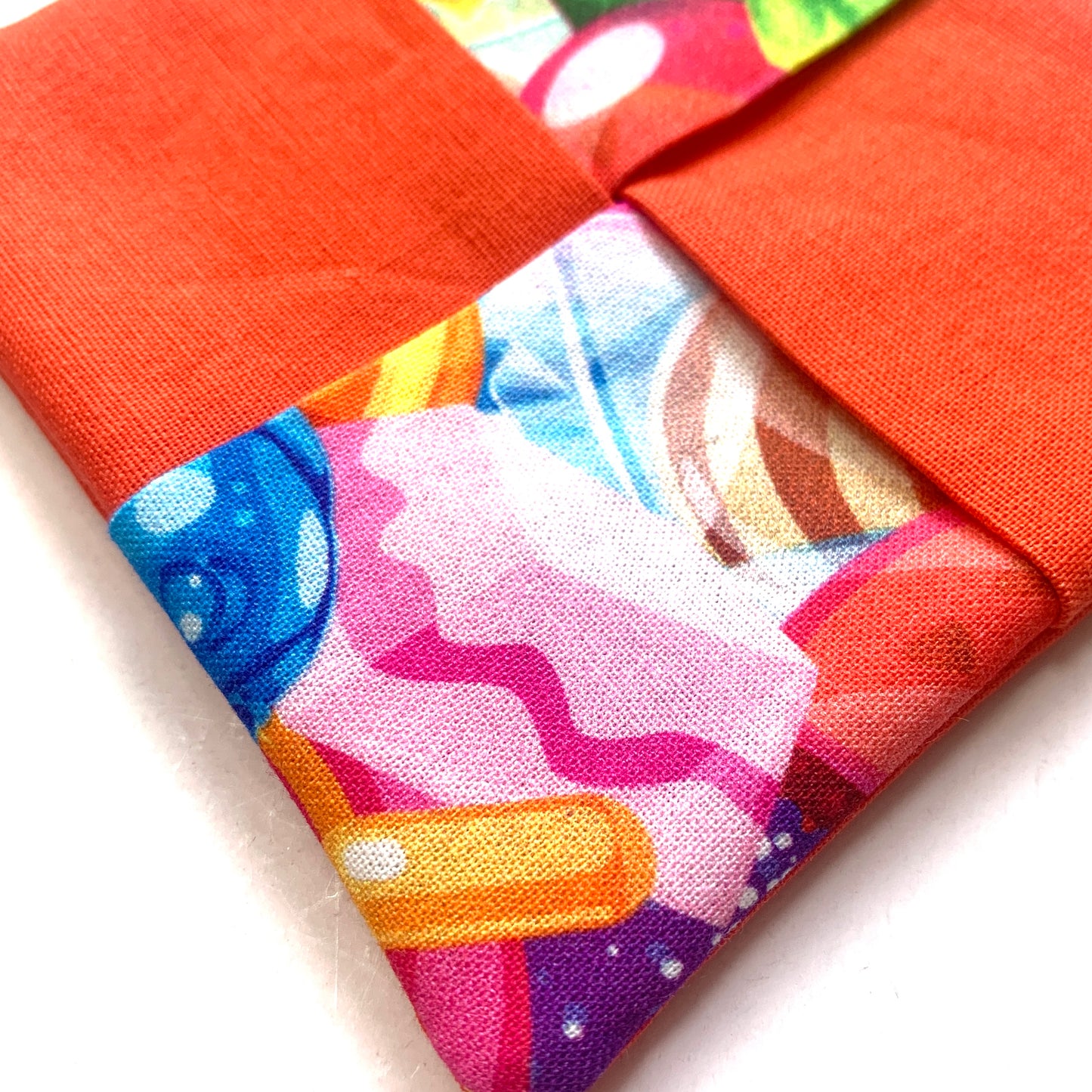 MUMMA WHOOPEE- SINGLE WINE GLASS SLIPPER/COASTERS- Lollies & Orange