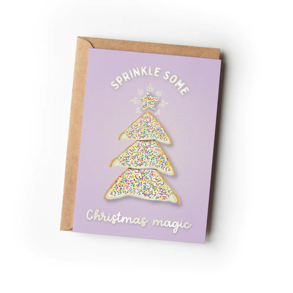 Green Mini Creative - "Fairy Bread Christmas" Greeting Card