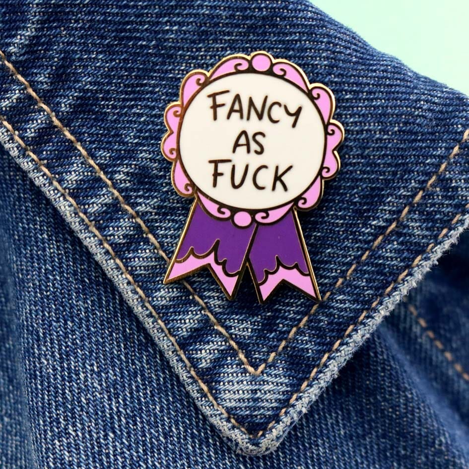 JUBLY-UMPH - "Fancy as F*ck" Award - Lapel Pin