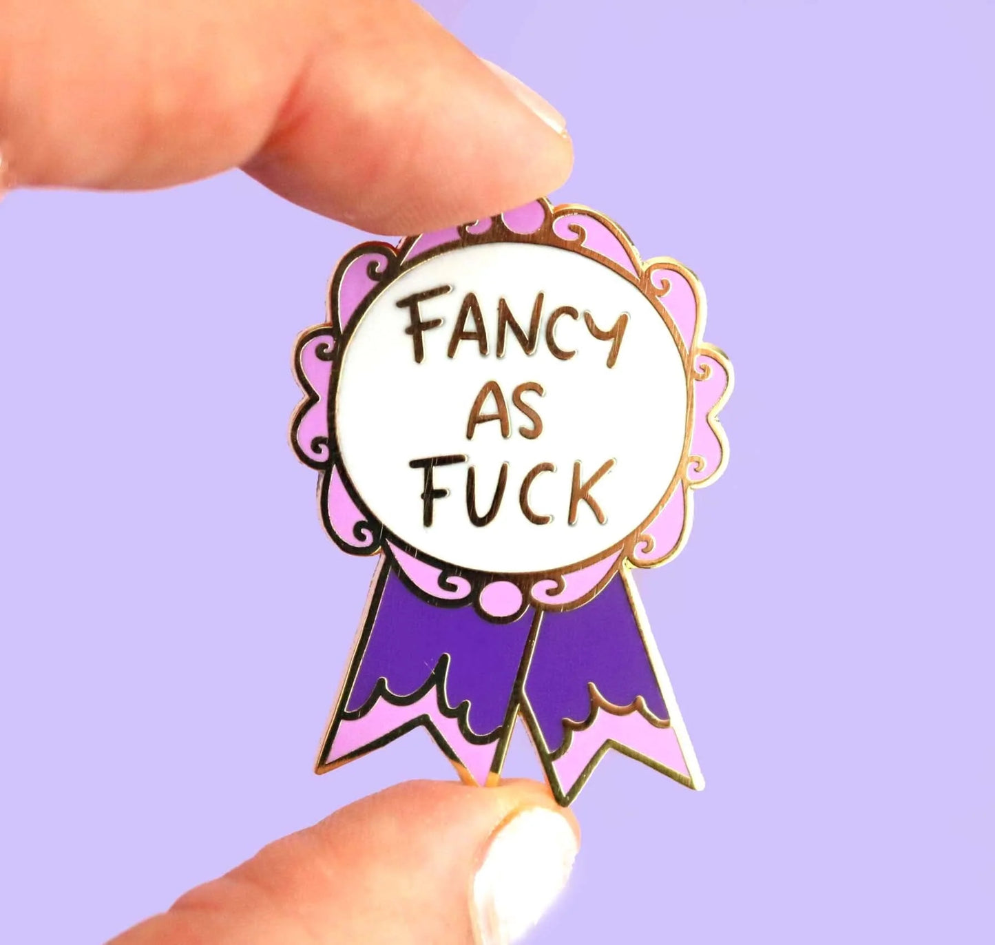 JUBLY-UMPH - "Fancy as F*ck" Award - Lapel Pin