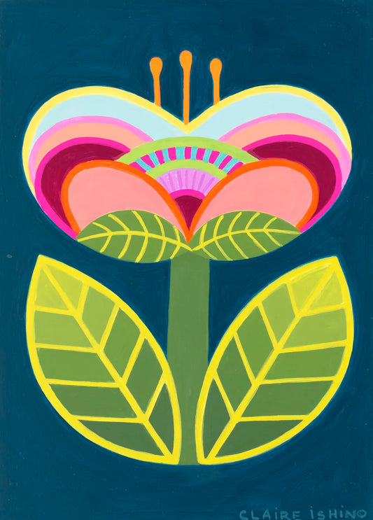 CLAIRE ISHINO- MEDIUM LIMITED EDITION A5 PRINTS- FLOWER BEFORE SLEEP