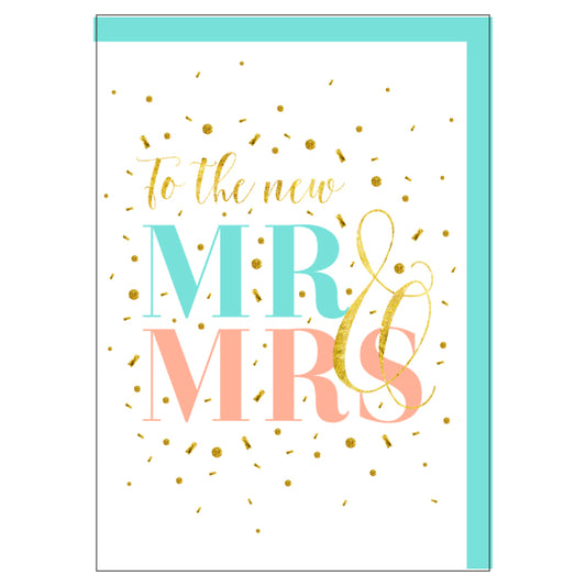 CANDLE BARK CREATIONS - Mr & Mrs Jumbo Wedding Card