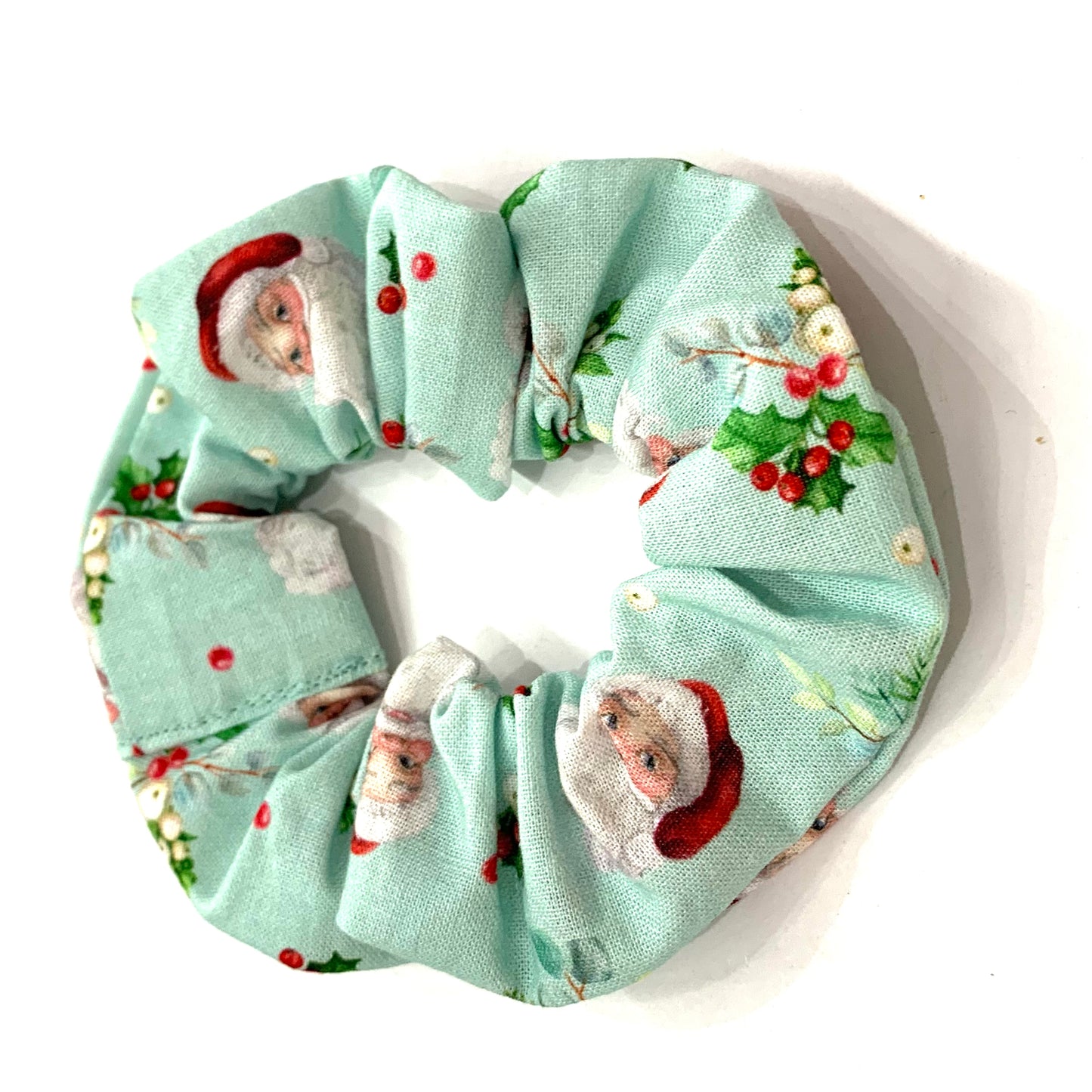 MAKIN' WHOOPEE - Regular “Vintage Santa & Holly” SCRUNCHIES