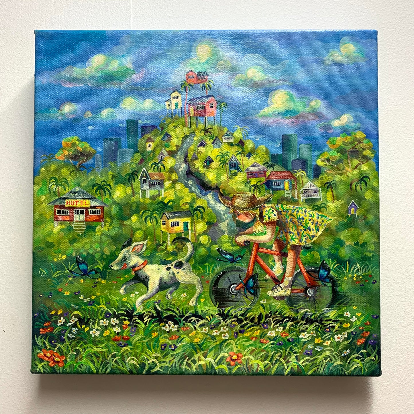 HAYLEY GILLESPIE - "The Ride" ORIGINAL OIL PAINTING