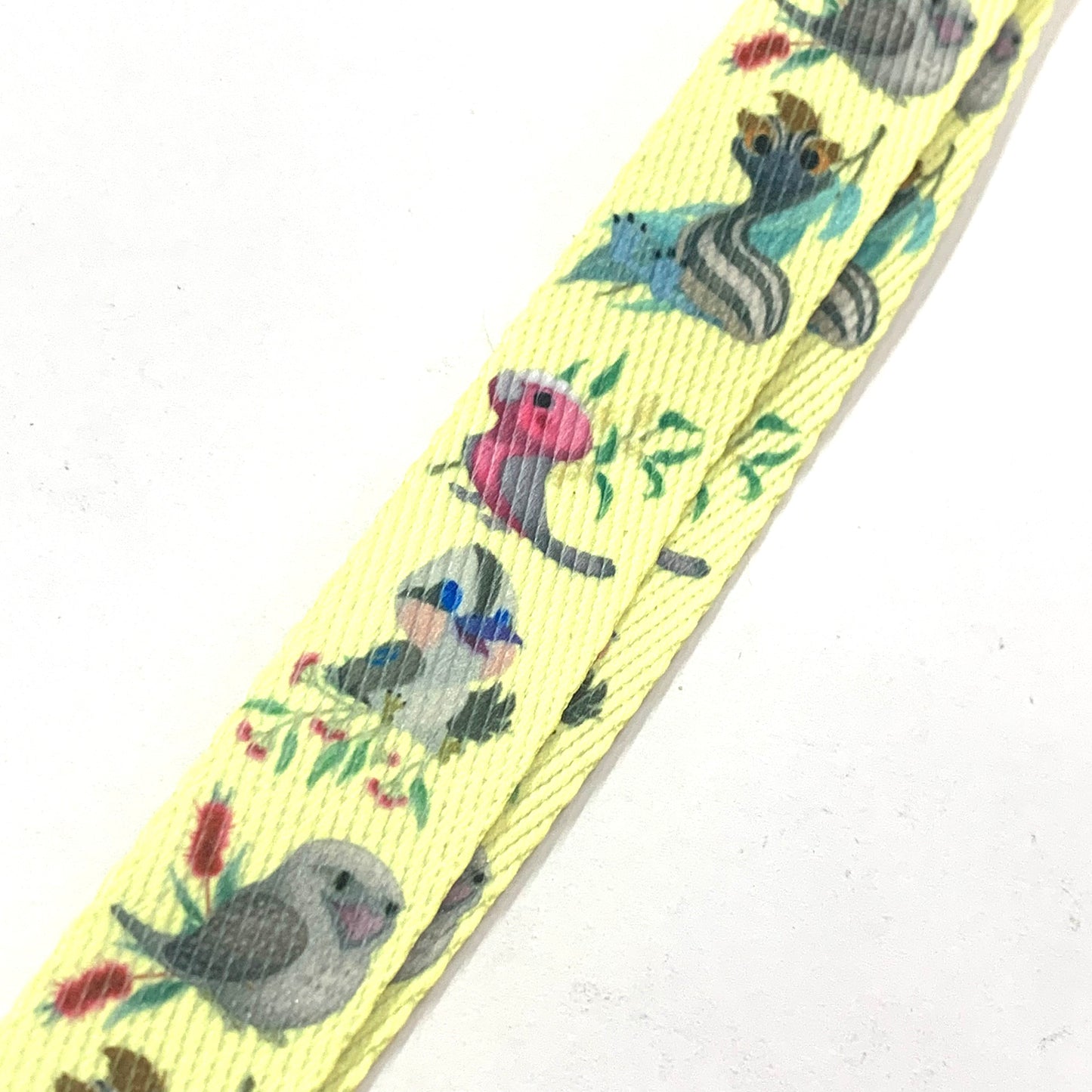 SHERBET CANDY- Aussie Birds- Deluxe Fabric Lanyard