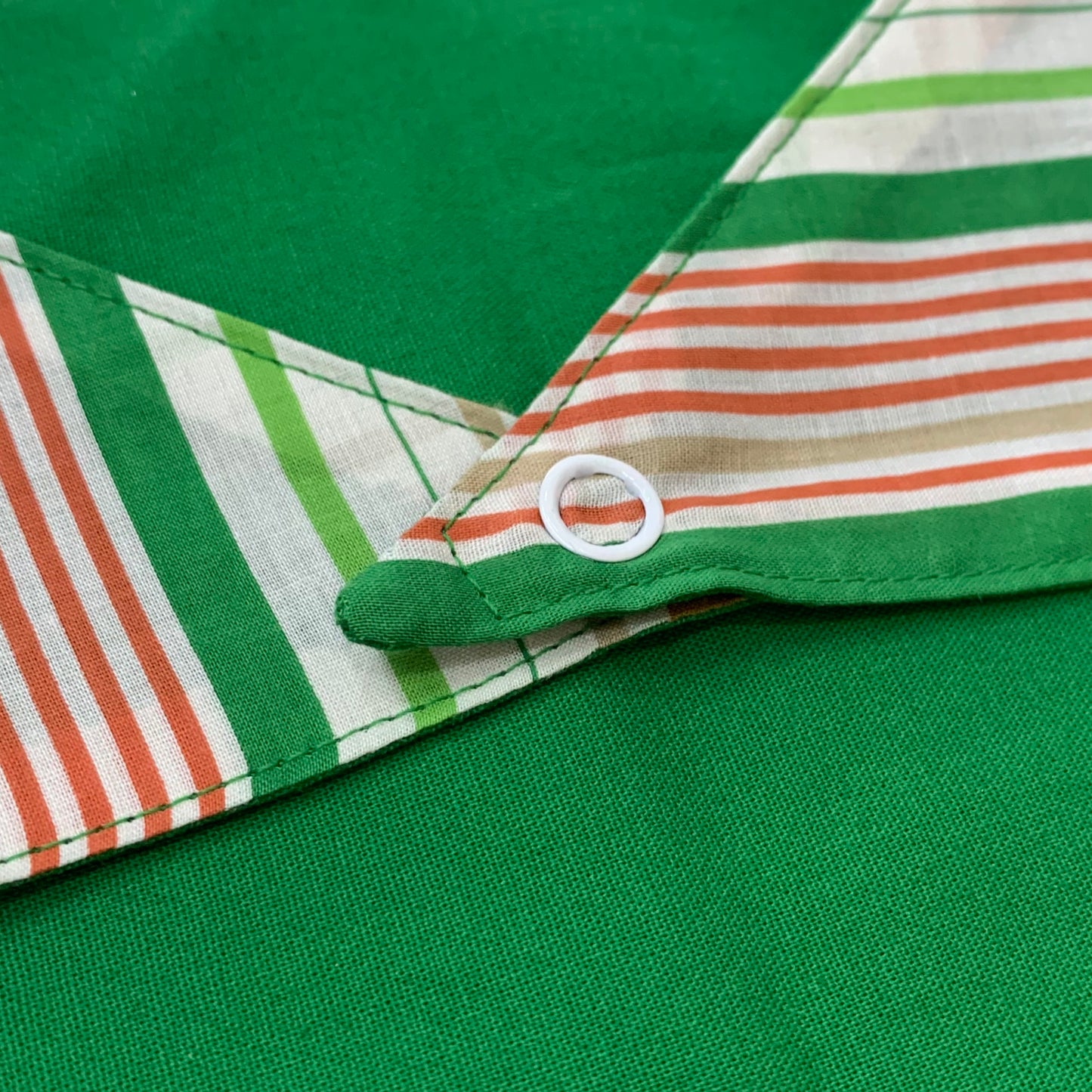 MAKIN' WHOOPEE - Large Pet Bandana- Earthy Stripes & Green