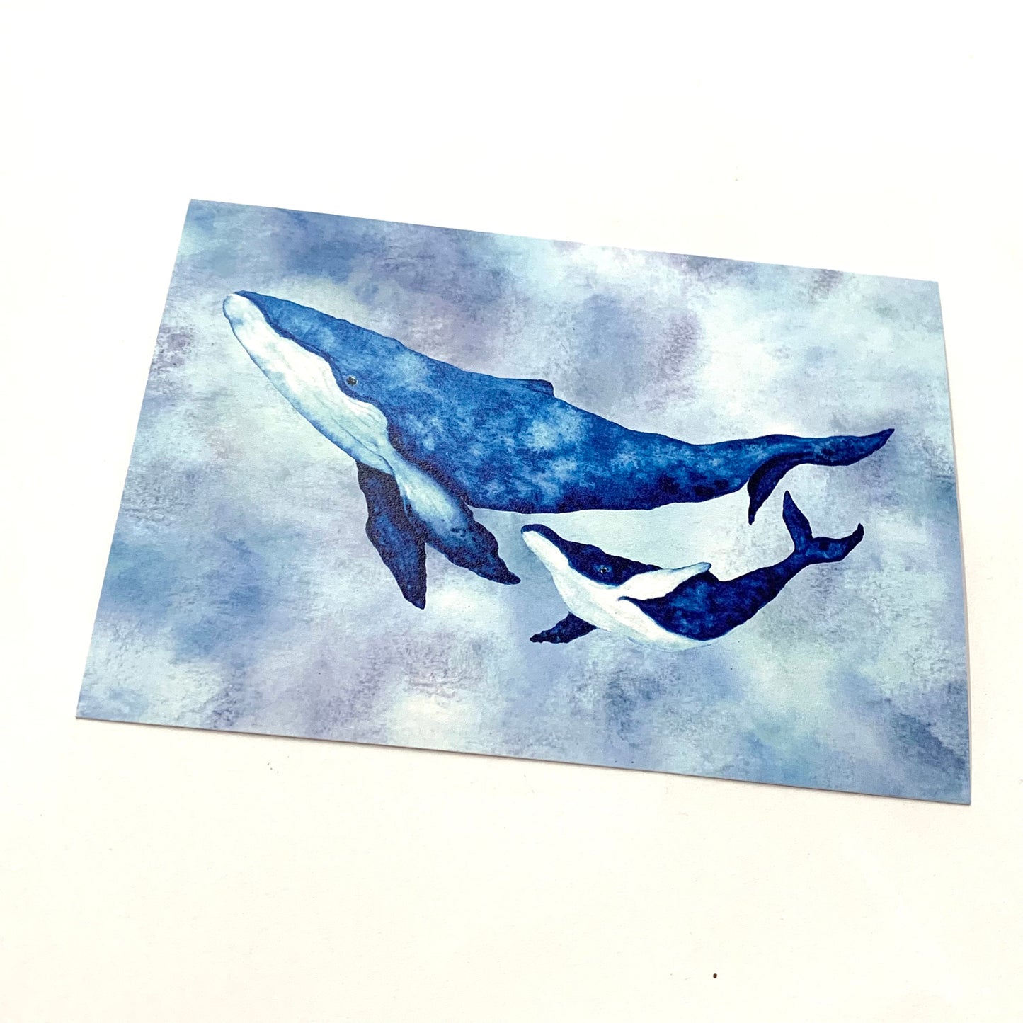 Shanna Trees Creations- Whales Postcard